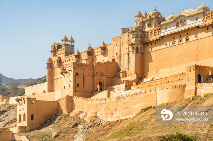 The Amer Fort and Palace in Jaipur, Rajasthan, India