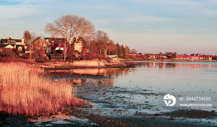 Frederikssund and Roskilde fjord in Denmark