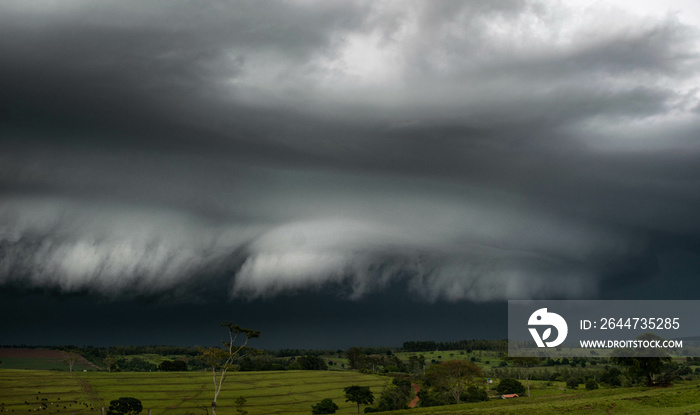 Storm clouds, thunderstorms and weather changes, dark clouds