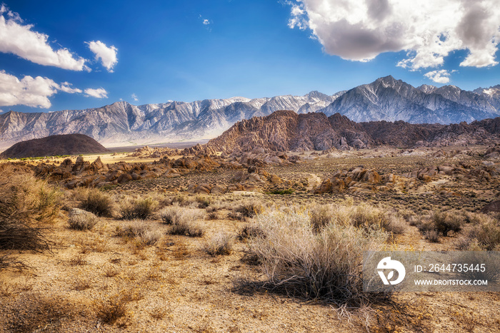 Alabama Hills in Sierra Nevada Mountains , California, USA