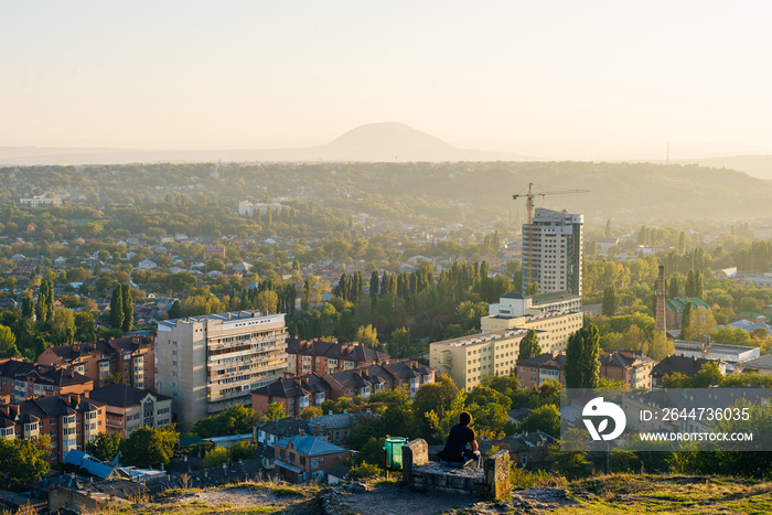 View of the city of Pyatigorsk from the top of Mount Mashuk.