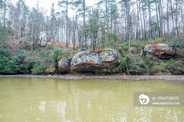 A beautiful lake park in Lake Keowee, South Carolina