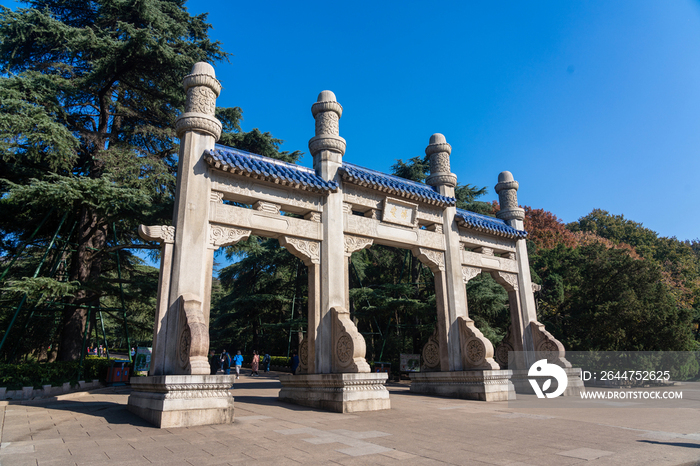 南京钟山风景区博爱坊