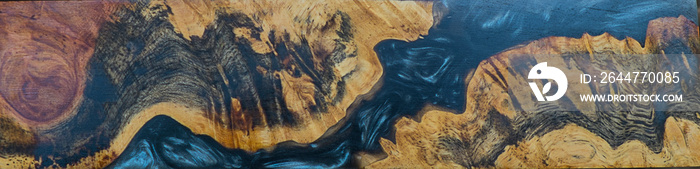 casting epoxy resin burl wood abstract background