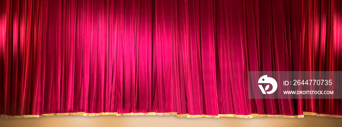 Red Theater Curtain