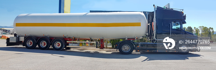 tanker truck car for gasoline