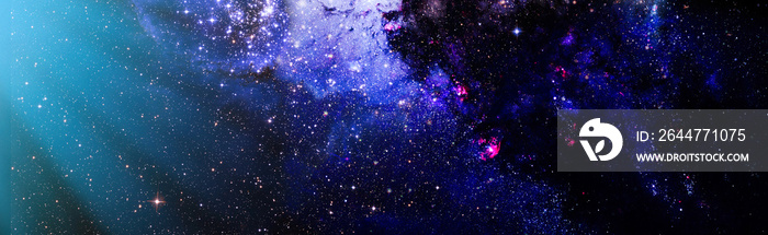 Galaxy somewhere in outer space. Cosmic wallpaper. Elements of this image furnished by NASA