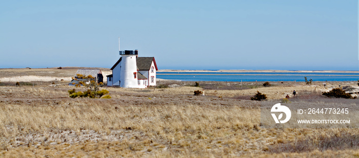 Stage Harbor Lighthouse at Chatham, Cape Cod