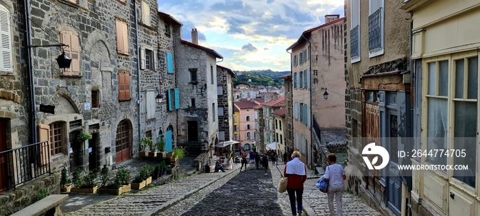 A street in Le Puy en Velay, France