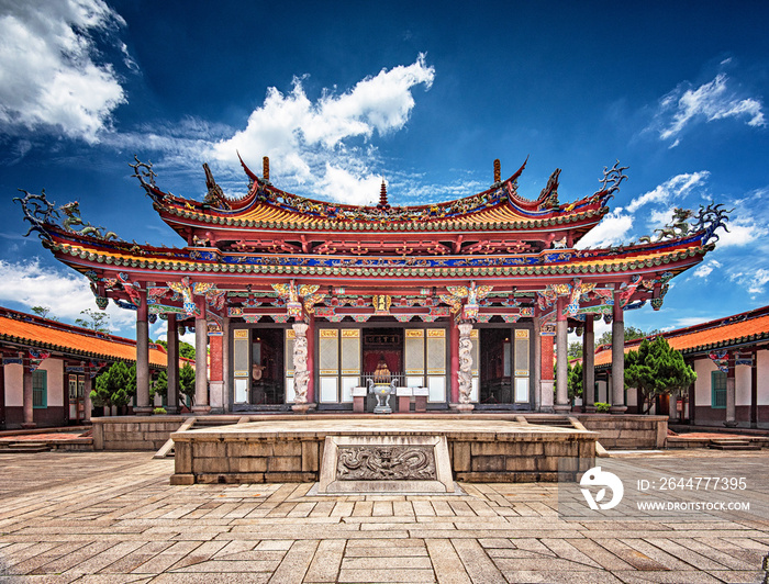 Taipei Confucius Temple in dalongdong Taipei, Taiwan