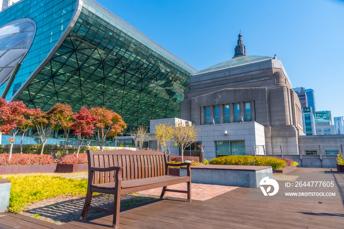 Rooftop terrace of Seoul town hall, Republic of Korea