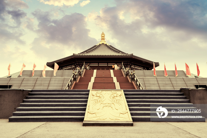 Mingtang is an ancient building in the Tang Dynasty and a place of worship in ancient times. Luoyang, China.