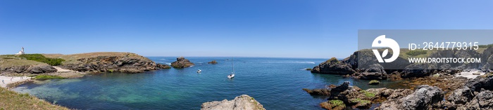 Pointe des Poulains, western coast of Belle-Ile-en-Mer, Brittany, France