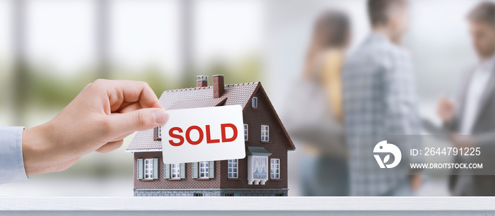 Real estate and successful home sale