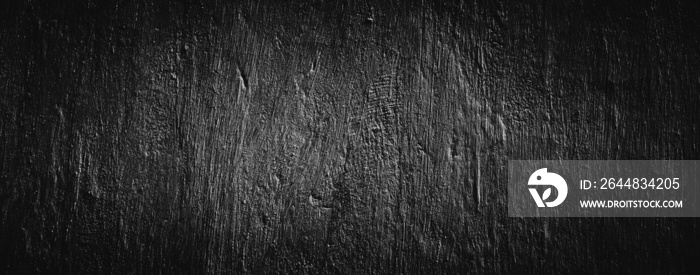 dark black abstract cement concrete wall texture background