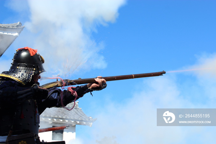 火縄銃と侍