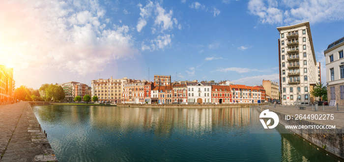 Quai du Wault in Lille France