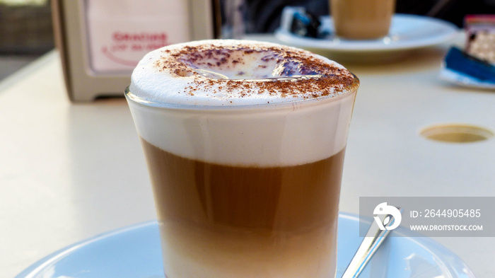 Cortado leche leche