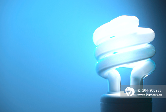 Blue Light Bulb