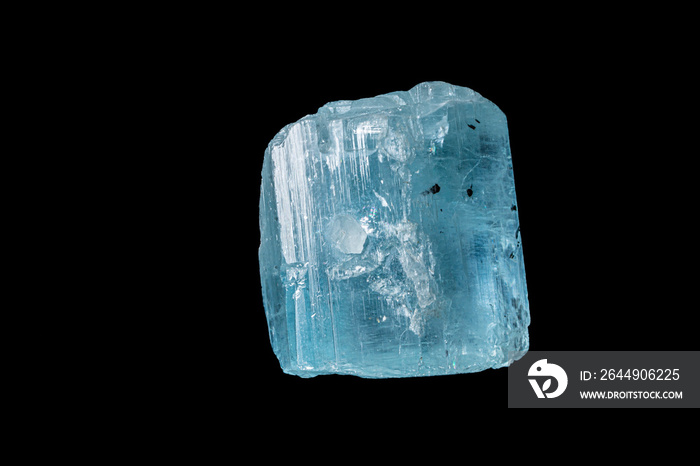 aquamarine on a black background