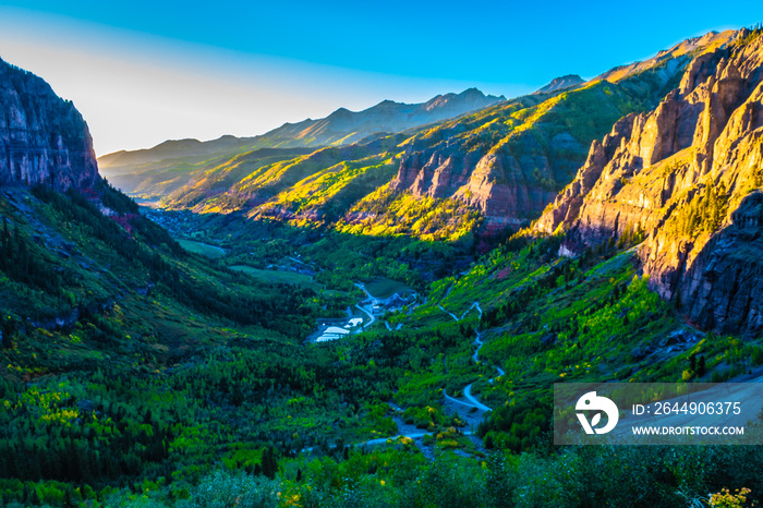 Beautiful Fall Sunset Hike in Telluride, Colorado