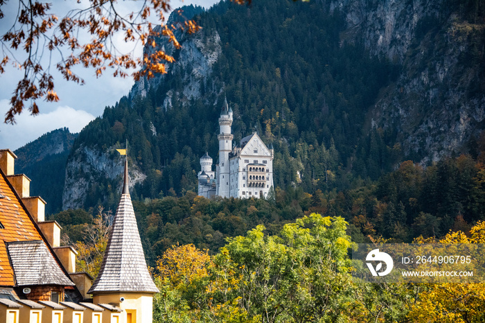 Neuschwanstein Castle from below