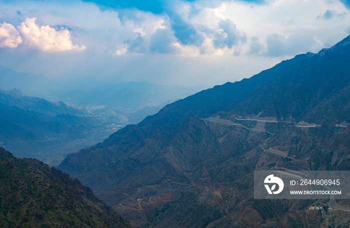 Beautiful Mountain road to Al Baha , Saudi Arabia