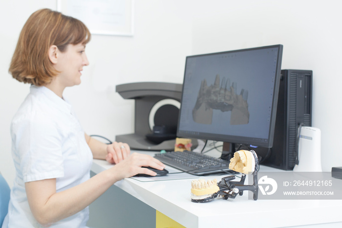 dental technician 3d scanning and printing of dental prosthesis