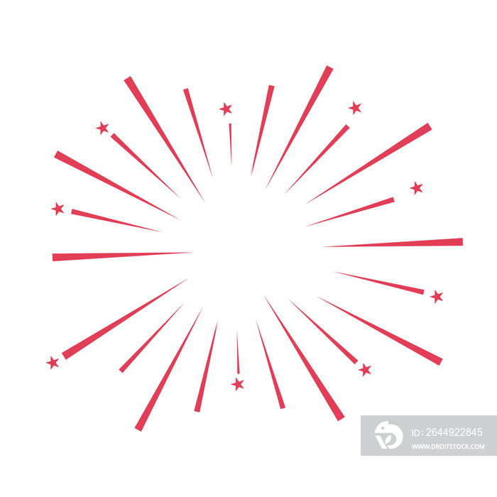 red fireworks  PNG