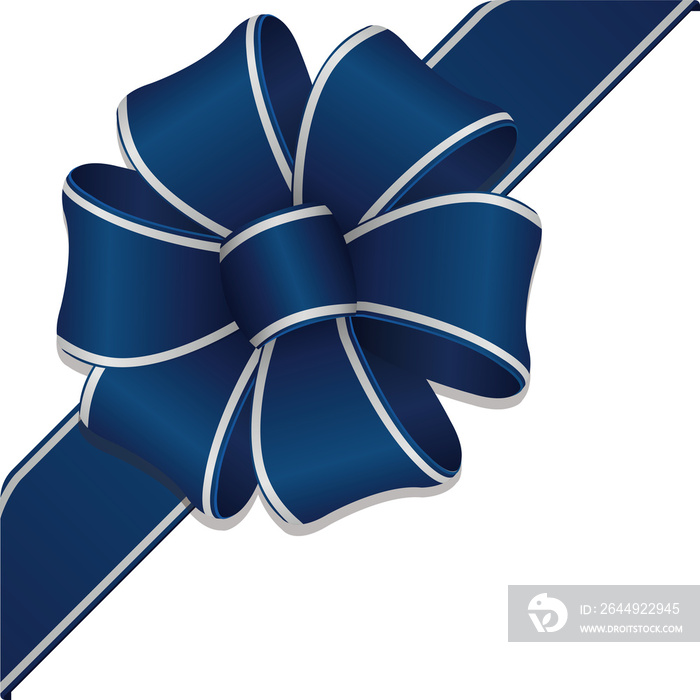 Flower loop hair bow  ( corner ribbon) / png