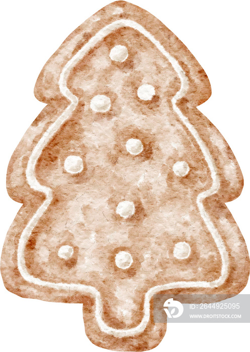 Gingerbread cookie illustration