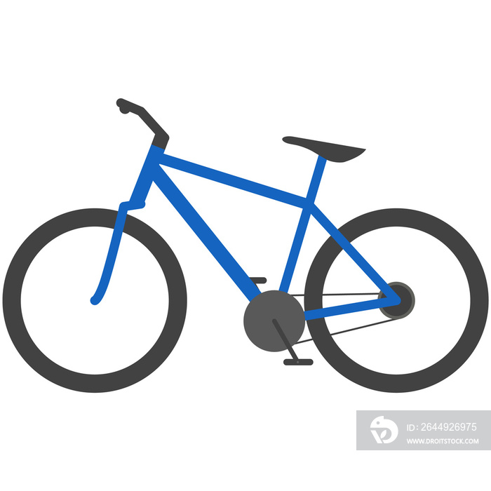 Bicycle vector bike illustration icon isolated on white