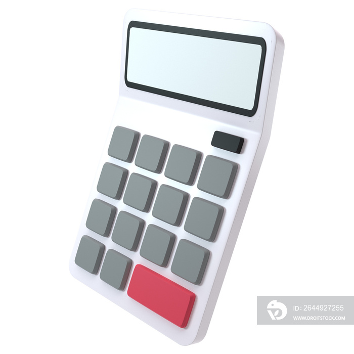 Calculator 3d icon, for UI, poster, banner, social media post. 3D rendering