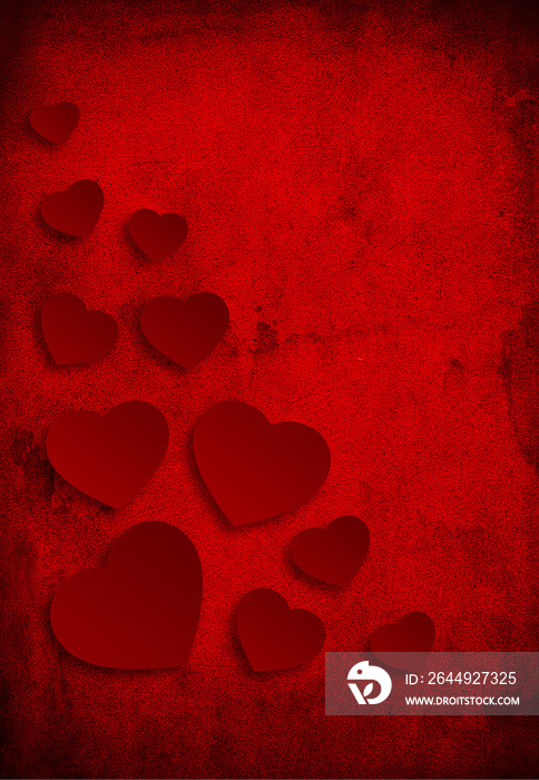 Valentine’s hearts background