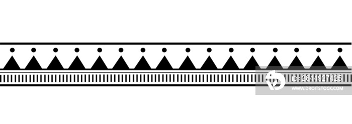 tribal pattern banner