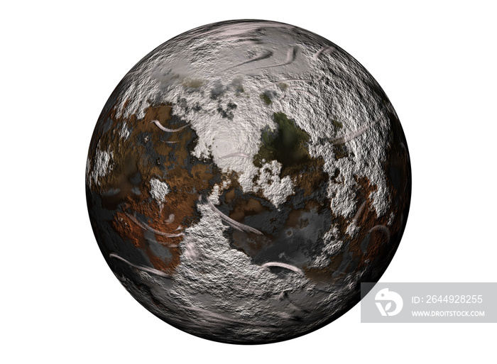 Digitally rendered planet Venus. Venus is the second planet from the Sun and is Earth’s closest planetary neighbor. It’s one of the four inner, terrestrial (or rocky) planets.