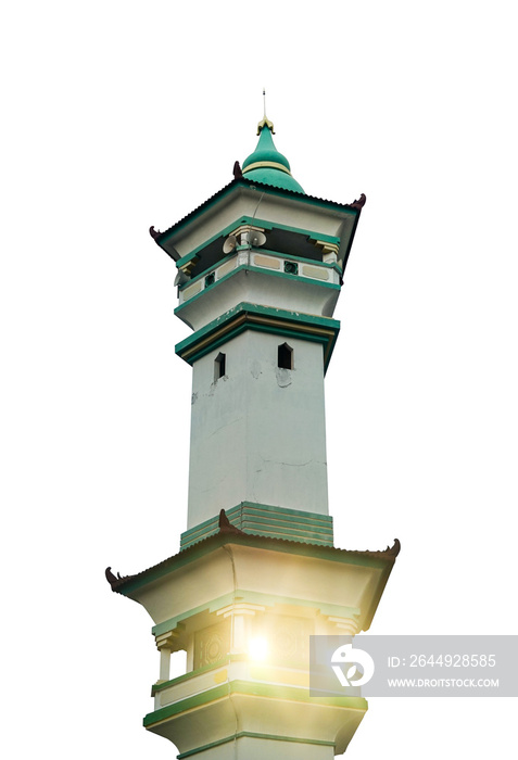 pagoda lighthouse isolated