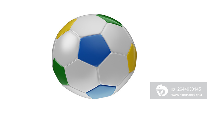 Selo 3d isolado para copa do mundo brasil