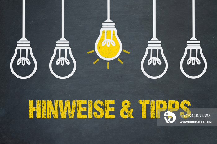 Hinweise & Tipps