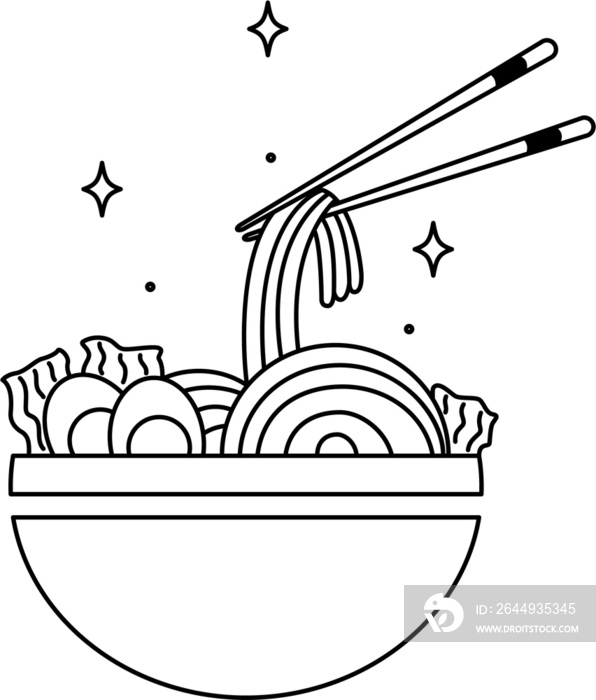 ramen, ramen icon, Japanese cuisine