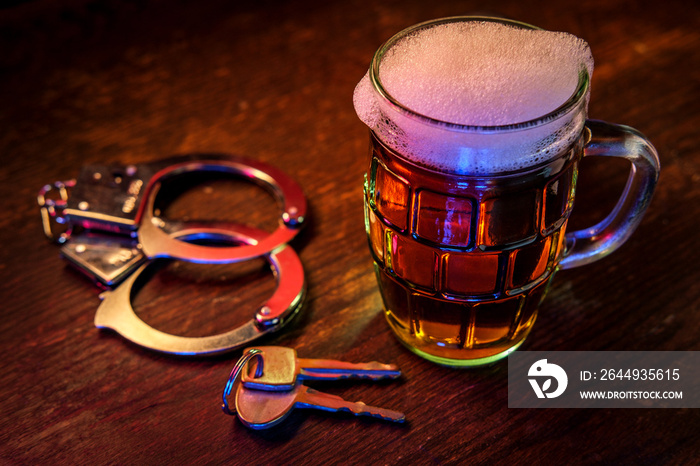 Alcohol Keys Handcuffs