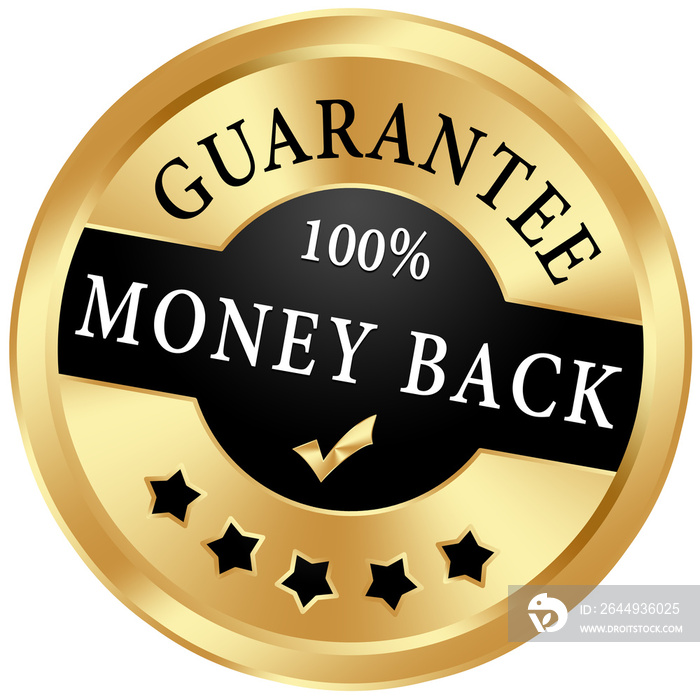 money back Guarantee gold web Button