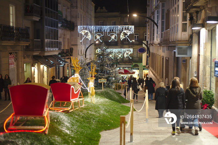 Iluminación navideña en Vigo