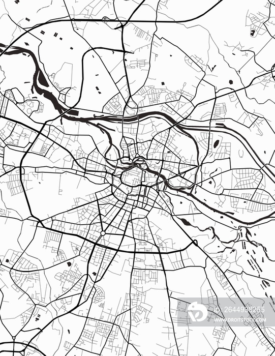 Wroclaw Poland City Map