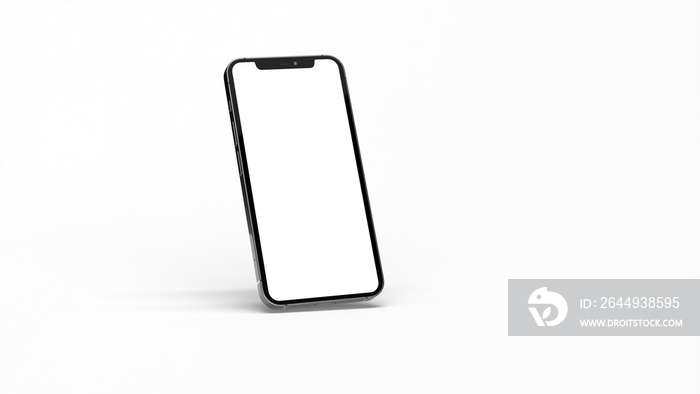 phone 3d illustration mockup smartphone isolated