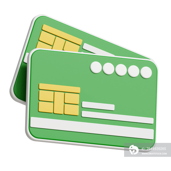 ATM Card 3D Icon