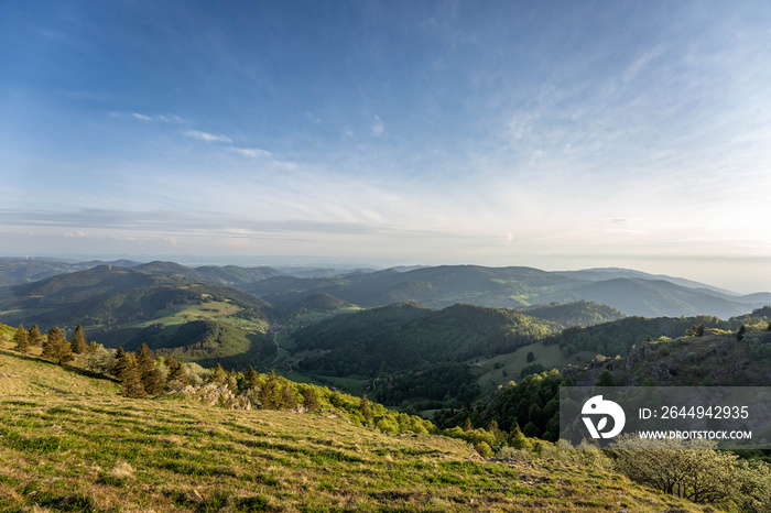 Sunset at Belchen the most Beautiful Mountain of The Black Forest