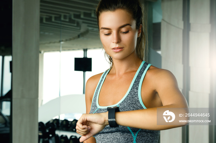 Woman in the gym