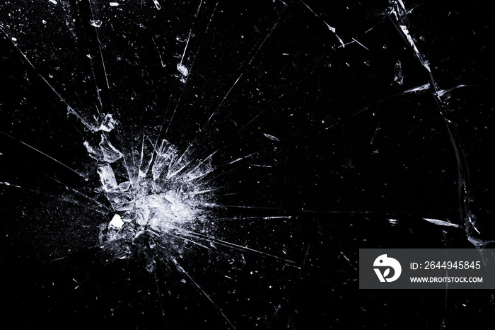 abstract broken glass for overlay textures background