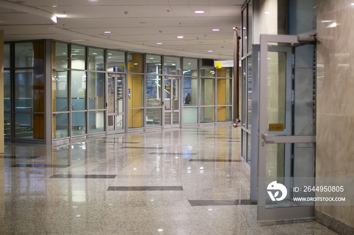 Empty corridor of an office building